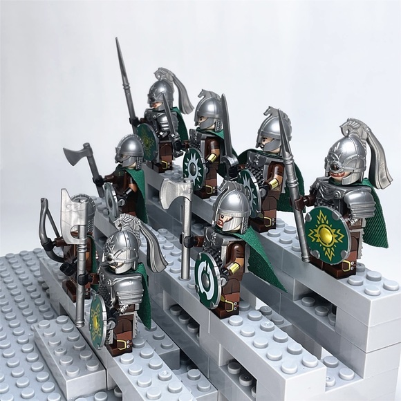 Lord of the Rings Rohan Custom Minifigures Lot of 8 - Picture 3 of 3